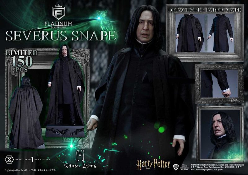 Harry Potter Platinum Masterline Series Statue 1/4 Severus Snape 55 cm - immagine 6