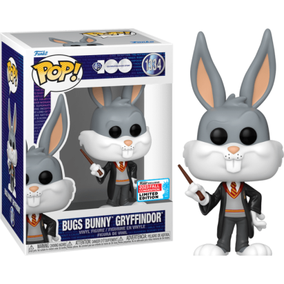 Looney Tunes x Harry Potter Pop! Vinyl Figure Bugs Bunny Gryffindor Limited 9 cm (con bollino Fall Convention 2023)