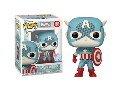 Marvel POP! Vinyl Figure Retro Reimagined Captain America Disney 100th Limited 9 cm