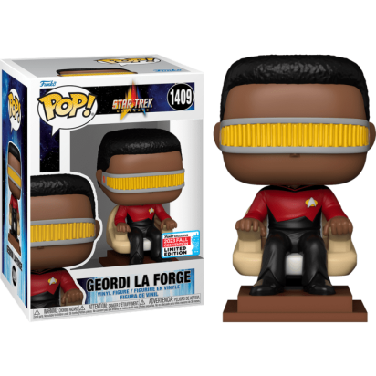 Star Trek: The Next Generation Pop! Vinyl Figure Geordi La Forge Limited 9 cm (con bollino Fall Convention 2023)