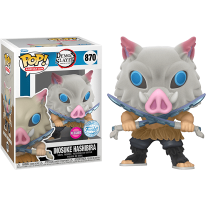 Demon Slayer POP! Vinyl Figure Inosuke Hashibira with Blades Crossed Flocked Limited 9 cm