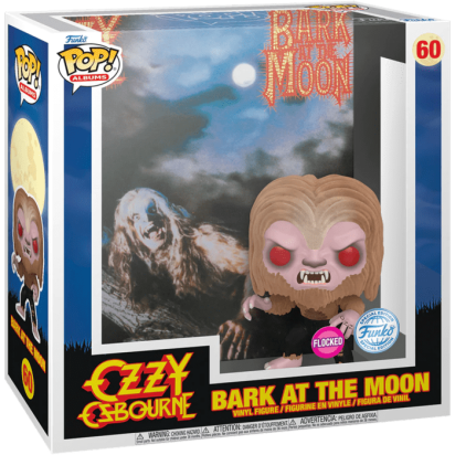 Ozzy Ozbourne POP! Albums Vinyl Figure Bark at The Moon Flocked Limited 9 cm