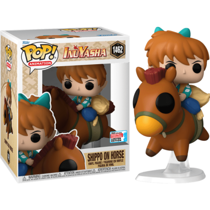 InuYasha Pop! Supersized Vinyl Figure Shippo on Horse Limited 15 cm (con bollino Fall Convention 2023)