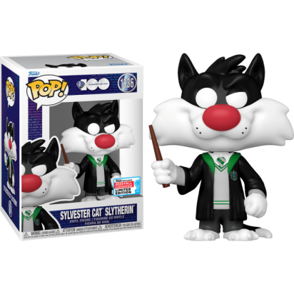 Looney Tunes x Harry Potter Pop! Vinyl Figure Sylvester Cat Slytherin Limited 9 cm (con bollino Fall Convention 2023)