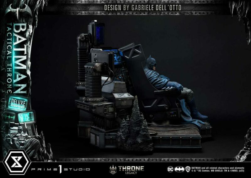 DC Comics Throne Legacy Collection Statue 1/3 Batman Tactical Throne Deluxe Bonus Version 57 cm - immagine 4