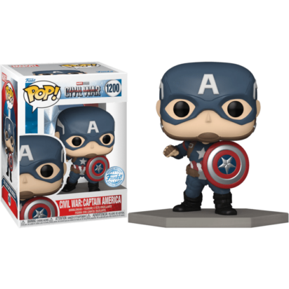 Captain America: Civil War POP! Vinyl Figure Captain America with Shield Limited 9 cm