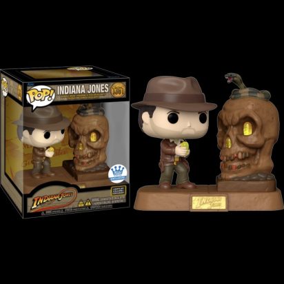Indiana Jones and the Temple of Doom POP! Indiana Jones with Sankara Stones Light Up Limited (con bollino Funko Shop)