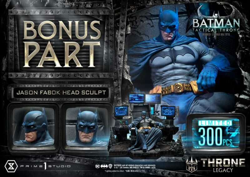 DC Comics Throne Legacy Collection Statue 1/3 Batman Tactical Throne Deluxe Bonus Version 57 cm - immagine 7