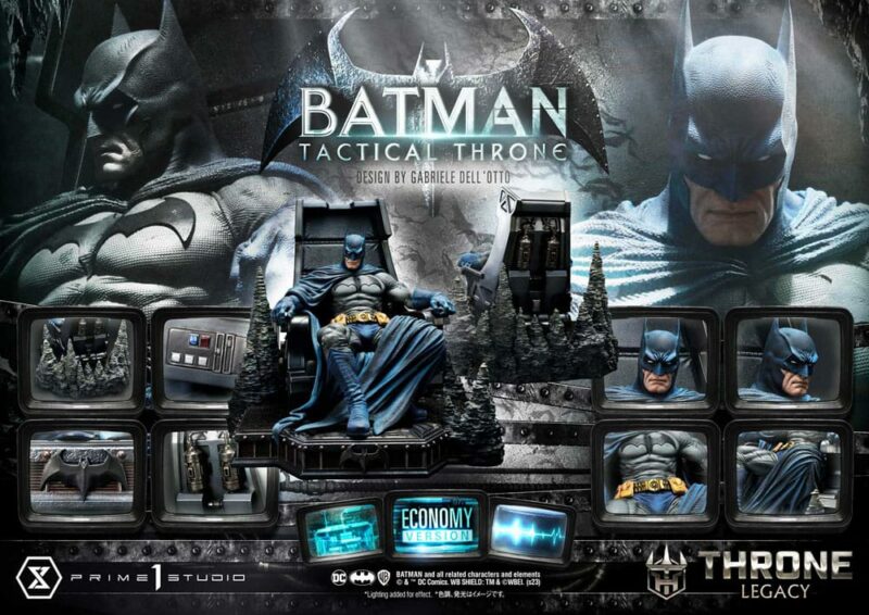 DC Comics Throne Legacy Collection Statue 1/3 Batman Tactical Throne Economy Version 46 cm - immagine 3