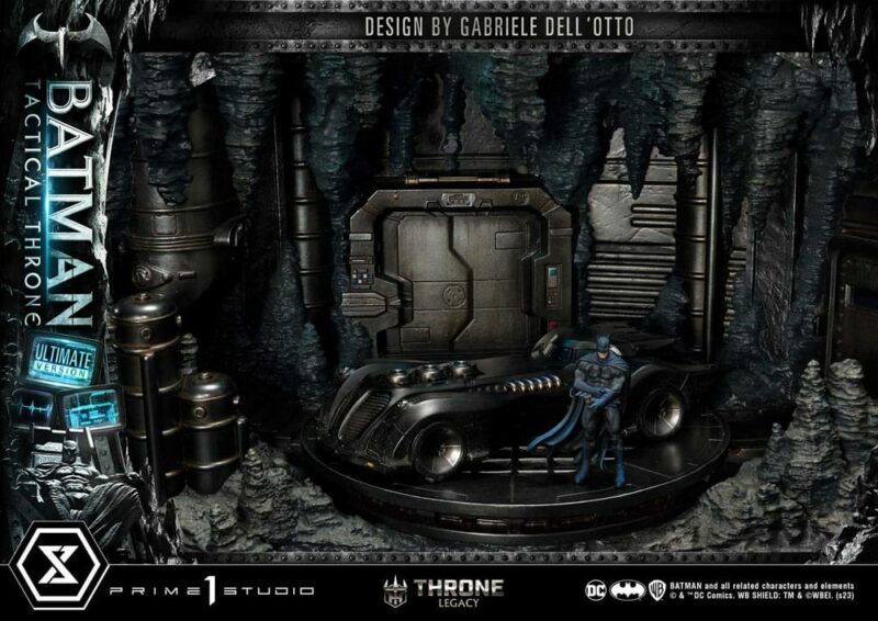 DC Comics Throne Legacy Collection Statue 1/3 Batman Tactical Throne Ultimate Bonus Version 57 cm - immagine 4
