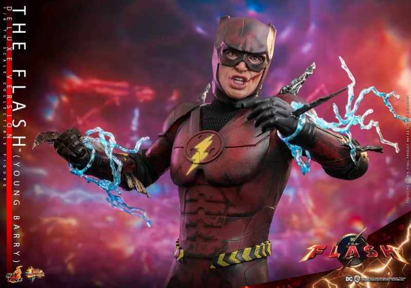 The Flash Movie Masterpiece Action Figure 1/6 The Flash (Young Barry) (Deluxe Version) 30 cm - immagine 3
