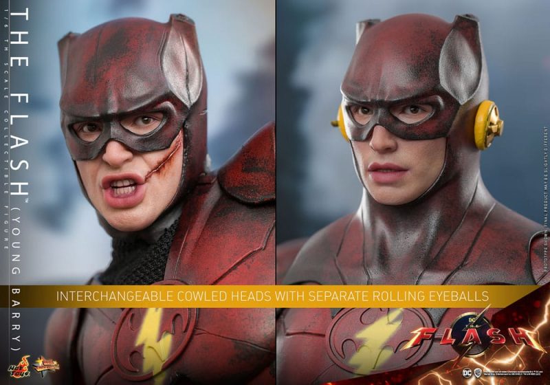 The Flash Movie Masterpiece Action Figure 1/6 The Flash (Young Barry) 30 cm - immagine 5