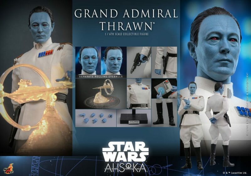 Star Wars: Ahsoka Action Figure 1/6 Grand Admiral Thrawn 32 cm - immagine 6