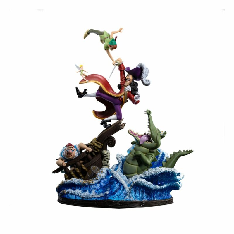 Disney Deluxe Art Scale Statue 1/10 Peter Pan vs. Hook 42 cm