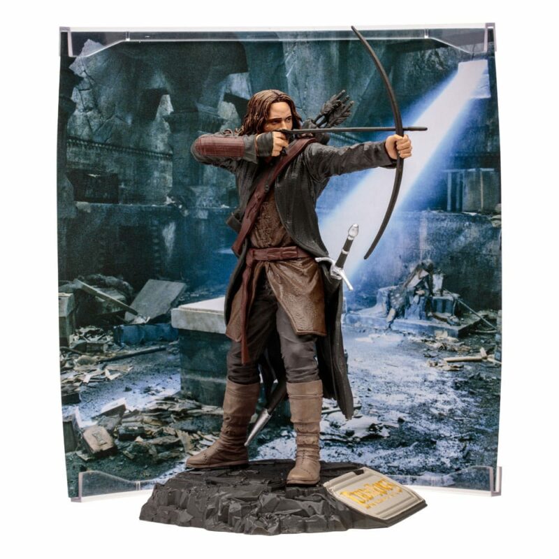 Lord of the Rings Movie Maniacs Action Figure Aragorn 15 cm - immagine 3