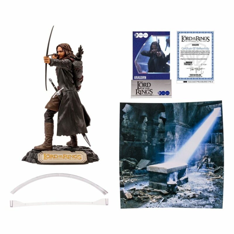 Lord of the Rings Movie Maniacs Action Figure Aragorn 15 cm - immagine 2
