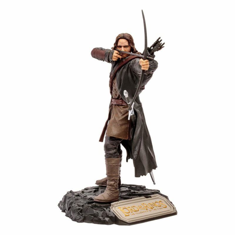 Lord of the Rings Movie Maniacs Action Figure Aragorn 15 cm - immagine 4