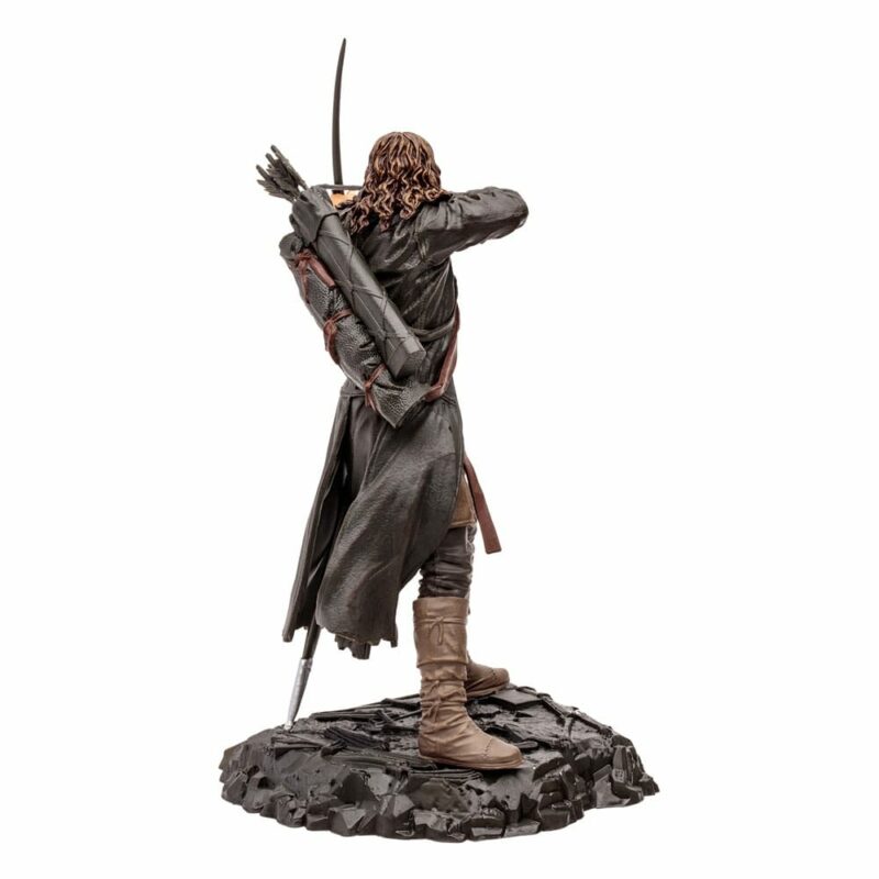 Lord of the Rings Movie Maniacs Action Figure Aragorn 15 cm - immagine 5