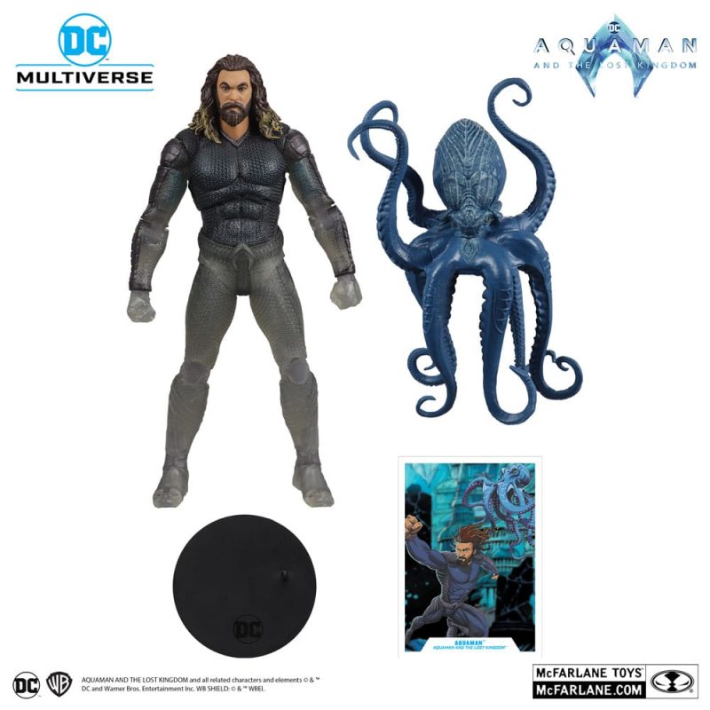 Aquaman and the Lost Kingdom DC Multiverse Action Figure Aquaman (Stealth Suit with Topo) (Gold Label) 18 cm - immagine 2