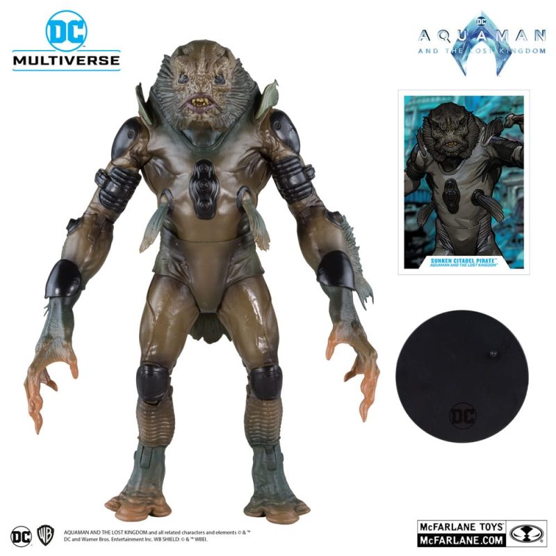 Aquaman and the Lost Kingdom DC Multiverse Megafig Action Figure Sunken Citadel Pirate 30 cm - immagine 2
