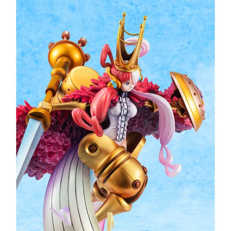 One Piece Red Maximum Portrait Of Pirates PVC Statue Uta I´m Invincible 29 cm - immagine 3