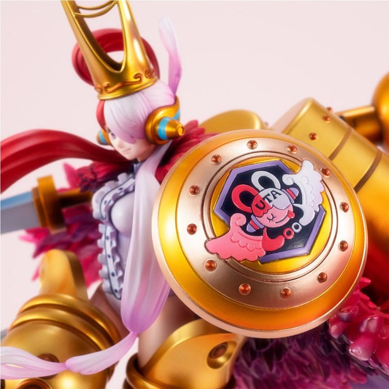 One Piece Red Maximum Portrait Of Pirates PVC Statue Uta I´m Invincible 29 cm - immagine 4