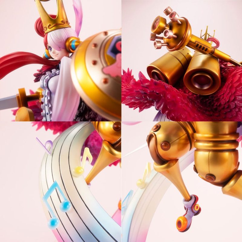 One Piece Red Maximum Portrait Of Pirates PVC Statue Uta I´m Invincible 29 cm - immagine 5