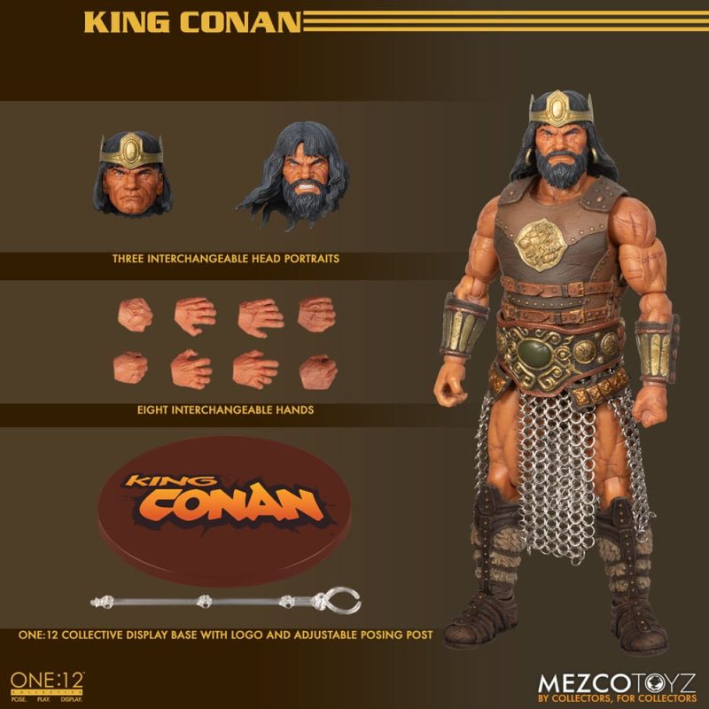 Conan the Barbarian Action Figure 1/12 King Conan 17 cm - immagine 3