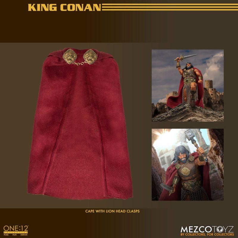 Conan the Barbarian Action Figure 1/12 King Conan 17 cm - immagine 5