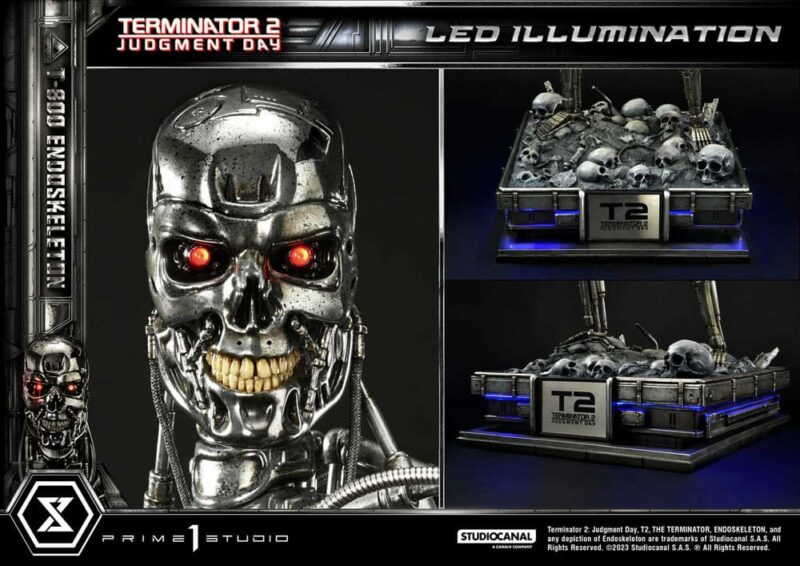 Terminator 2 Museum Masterline Series Statue 1/3 Judgment Day T800 Endoskeleton 74 cm - immagine 5