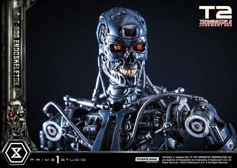 Terminator 2 Museum Masterline Series Statue 1/3 Judgment Day T800 Endoskeleton Deluxe Version 74 cm - immagine 6
