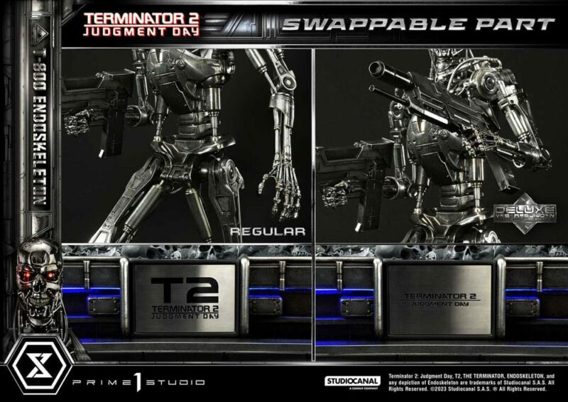 Terminator 2 Museum Masterline Series Statue 1/3 Judgment Day T800 Endoskeleton Deluxe Version 74 cm - immagine 4