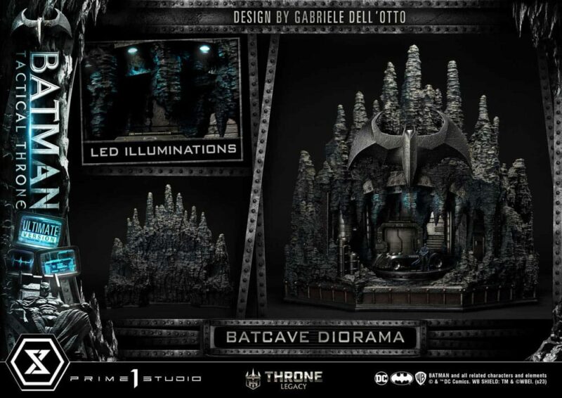 DC Comics Throne Legacy Collection Statue 1/3 Batman Tactical Throne Ultimate Version 57 cm - immagine 3