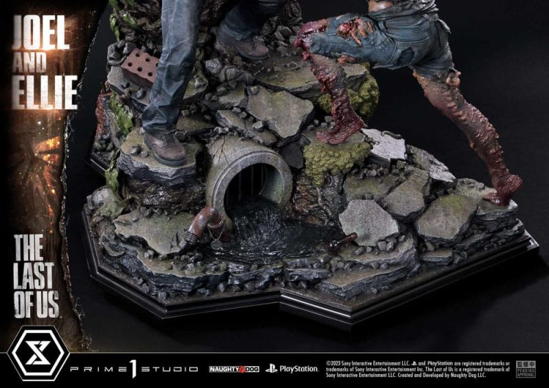 The Last of Us Part I Ultimate Premium Masterline Series Statue Joel & Ellie Deluxe Bonus Version (The Last of Us Part I) 73 cm - immagine 6