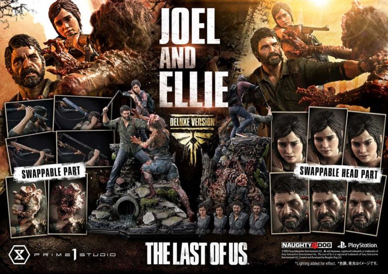 The Last of Us Part I Ultimate Premium Masterline Series Statue Joel & Ellie Deluxe Bonus Version (The Last of Us Part I) 73 cm - immagine 5