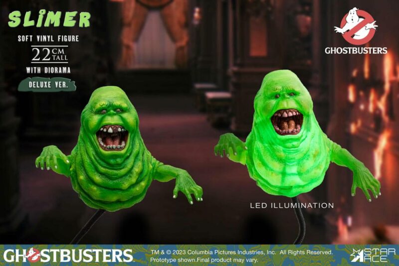 Ghostbusters Statue 1/8 Slimer Deluxe Version 22 cm - immagine 2