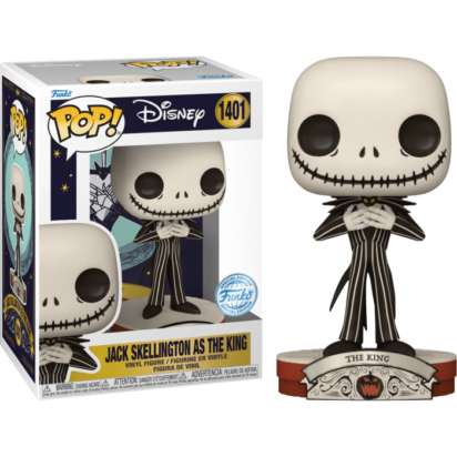 Nightmare before Christmas POP! Disney Vinyl Figure Jack Skellington as the King Limited 9 cm