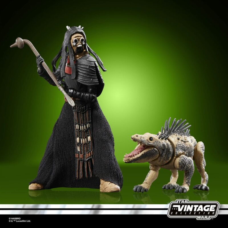Star Wars: The Book of Boba Fett Vintage Collection Action Figures Tusken Warrior & Massiff 10 cm - immagine 2