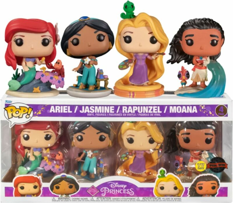 Disney POP! Movies Vinyl Figure 4-Pack Ultimate Princess (GW) 9 cm
