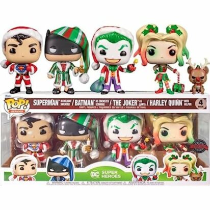 DC Comics POP! Heroes Vinyl Figure 4-Pack Holiday 9 cm