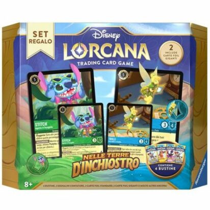 DISNEY LORCANA TRADING CARD GAME- GIFT SET - NELLE TERRE D'INCHIOSTRO - (LINGUA ITALIANA)