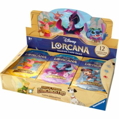 DISNEY LORCANA TRADING CARD GAME - BOX 24 BUSTE - NELLE TERRE D'INCHIOSTRO - (LINGUA ITALIANA)