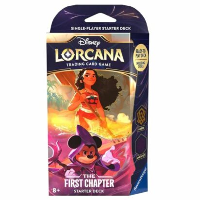 Disney Lorcana Trading Card Game - Starter Deck First Chapter - Vaiana & Topolino Edizione Inglese