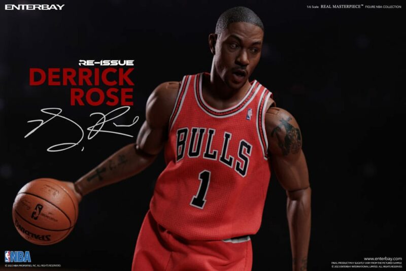 NBA Collection Real Masterpiece Action Figure 1/6 Derrick Rose Limited Retro Edition 30 cm - immagine 3