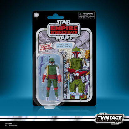 Star Wars: The Empire Strikes Back Vintage Collection Action Figure Boba Fett (Vintage Comic Art) 10 cm