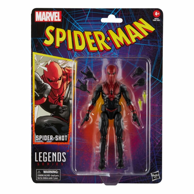 Spider-Man Comics Marvel Legends Action Figure Spider-Shot 15 cm