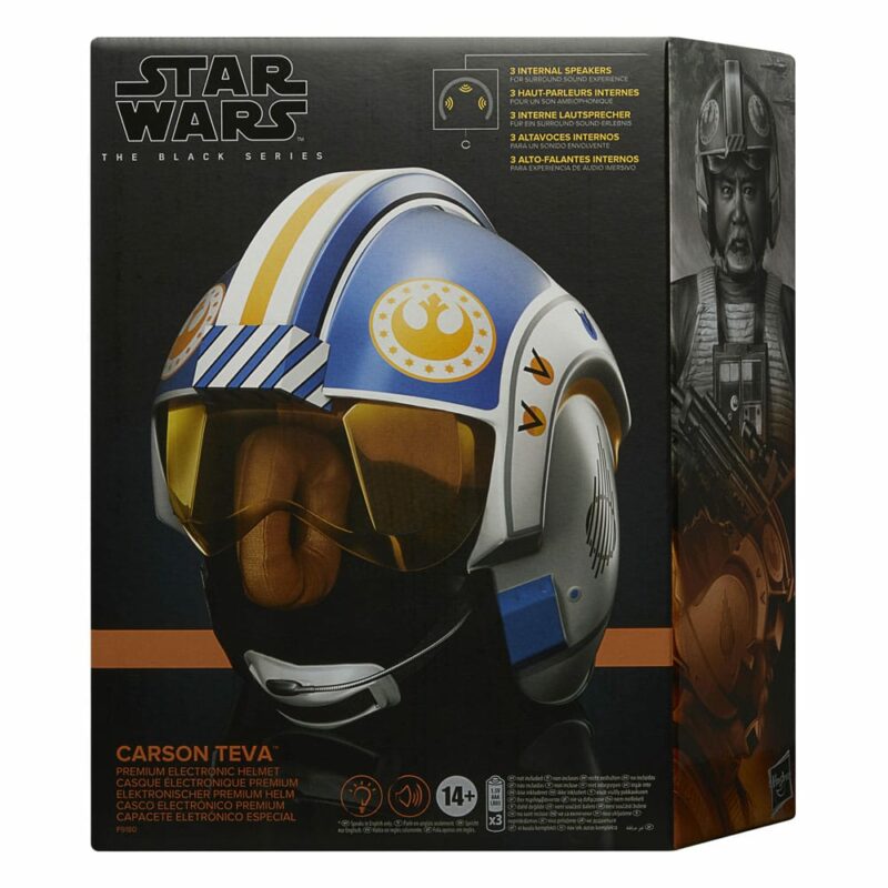 Star Wars: The Mandalorian Black Series Electronic Helmet Carson Teva - immagine 6