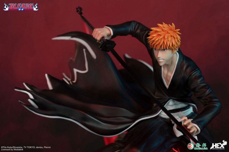 Bleach Elite Dynamic Statue 1/6 Ichigo Kurosaki vs Hollow Ichigo 56 cm - immagine 6