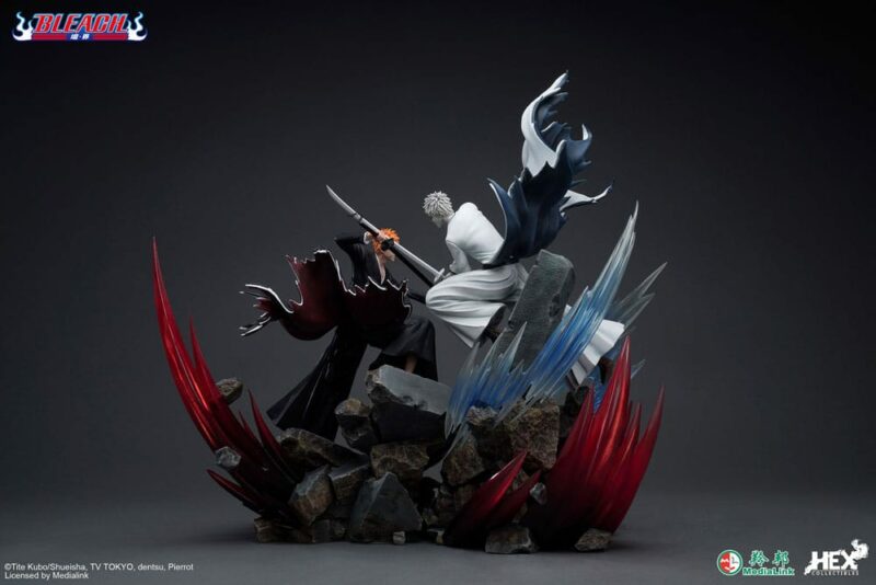 Bleach Elite Dynamic Statue 1/6 Ichigo Kurosaki vs Hollow Ichigo 56 cm - immagine 2