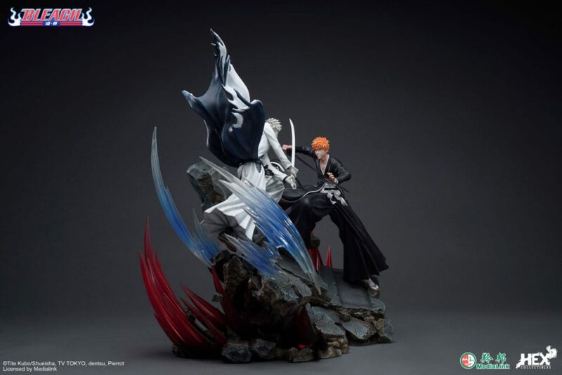 Bleach Elite Dynamic Statue 1/6 Ichigo Kurosaki vs Hollow Ichigo 56 cm - immagine 3